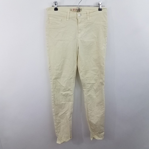 J Brand Pants 27‎ Lemon Custard Yellow Skin…